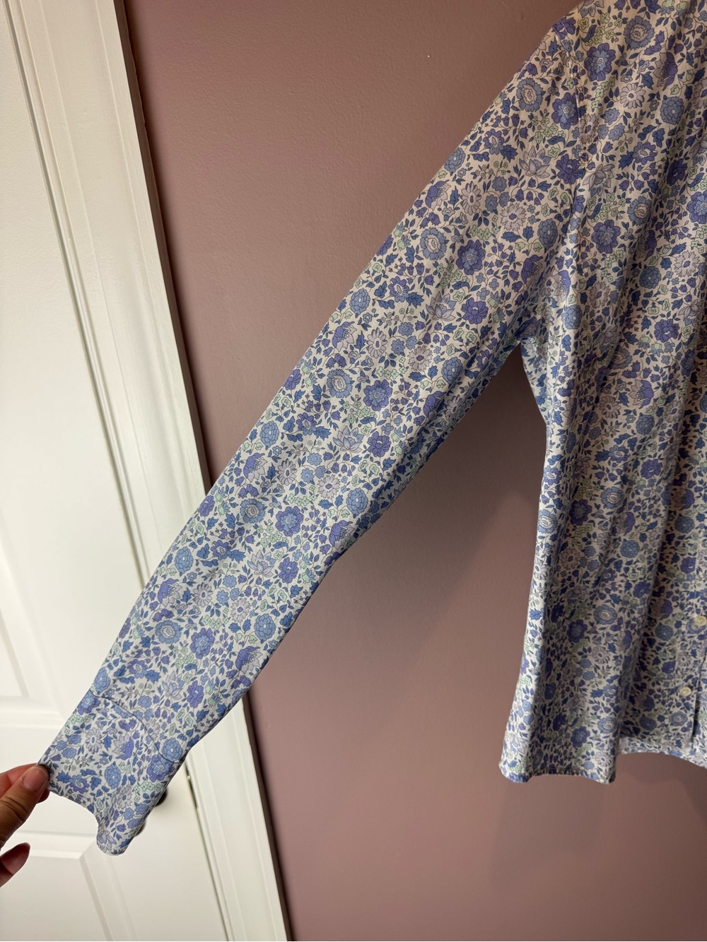 J Crew Slim perfect shirt in Liberty of London D'Anjo floral J0033 - Sz 2 - Picture 6 of 9